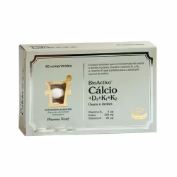 BioActivo Cálcio + D3 + K1 + K2 60 comprimidos