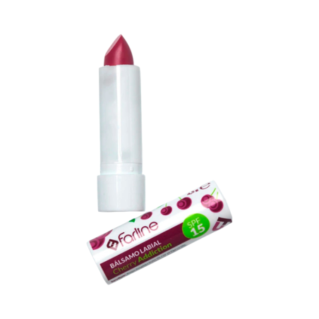 Farline Facial Stick Labial FPS15 Cereja 4,5g