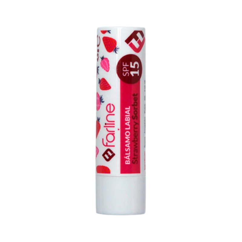 Farline Baume à Lèvres SPF15 Fraise 4,5g