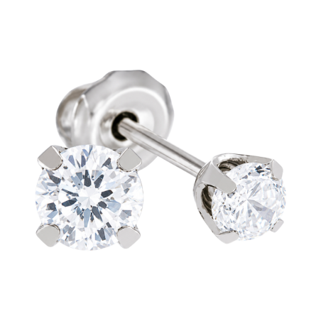 Inverness Sensitive Pendientes Acero Quirúrgico Circonita 3mm