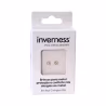 Inverness Sensitive Brinco Aço Cirúrgico Zircão Dourado 3mm