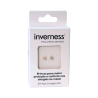 Inverness Sensitive Pendientes Acero Quirúrgico Circonita Oro 3mm