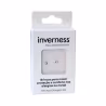 Inverness Sensitive Brinco Aço Cirúrgico Zircão Prateado 2mm