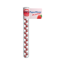PaperMints CoolCaps Breath Freshener Strawberry 18 units