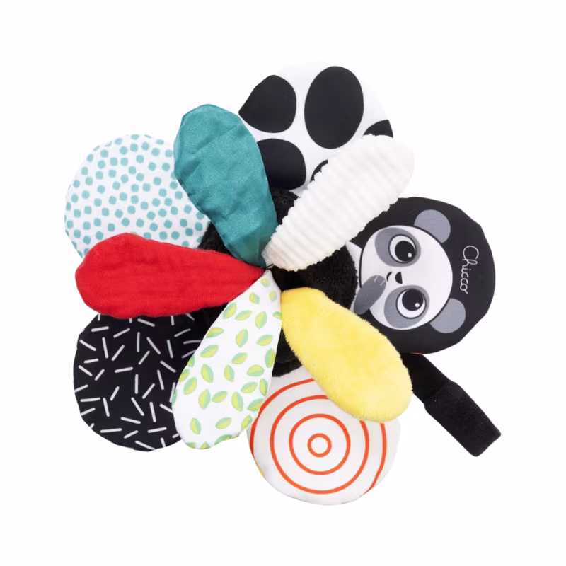 Chicco Fleur Noire et Blanche