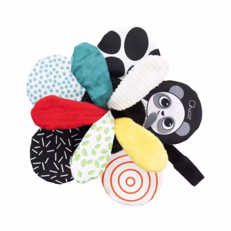 Chicco Flor Preto e Branco