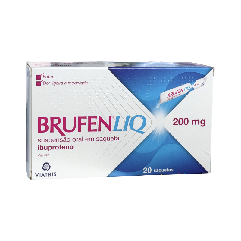 Brufen Liq 200mg Suspensão Oral 20 saquetas