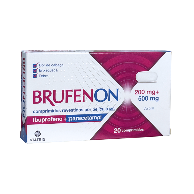Brufenon 200mg + 500mg 20 comprimidos