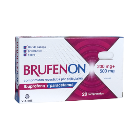 Brufenon 200mg + 500mg 20 tablets