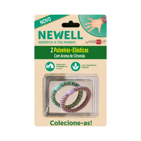 Newell Pulsera Elástica de Citronela 2 unidades