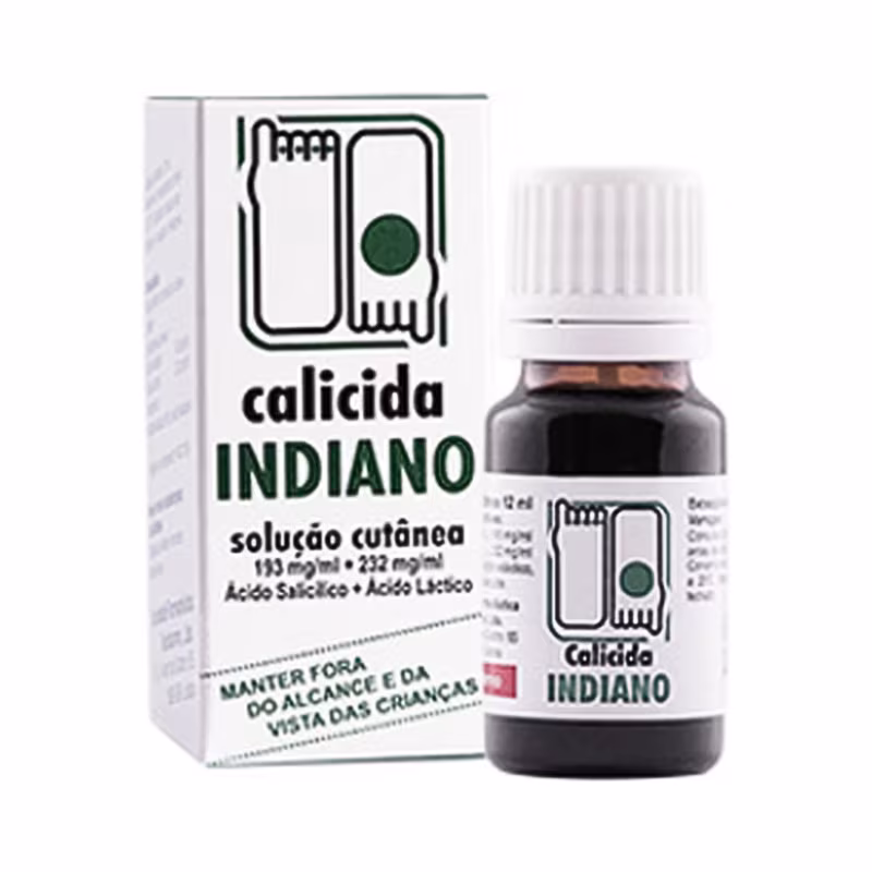Calicida Indiano Solução Cutânea 12ml