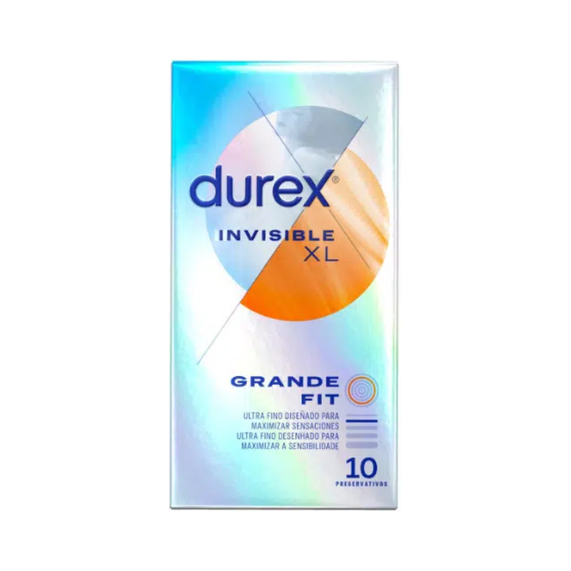 Durex Invisible XL 10 préservatifs