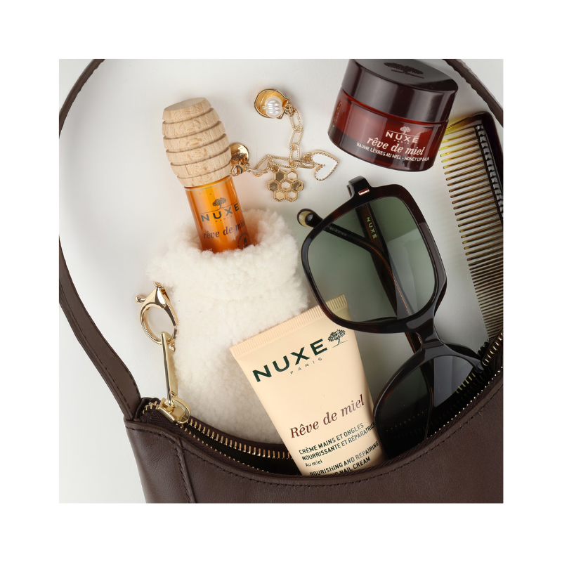 Nuxe Rêve de Miel Honey Lip Care 10ml + Bag Pack