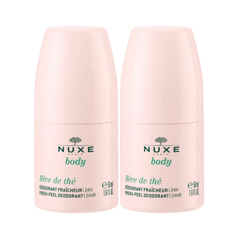 Nuxe Rêve de Thé Fresh-Feel Deodorant 24h 2x50ml