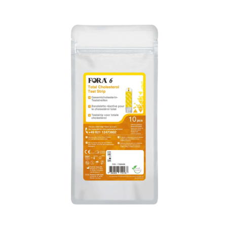 Fora 6 Cholestérol Test 10 bandelettes