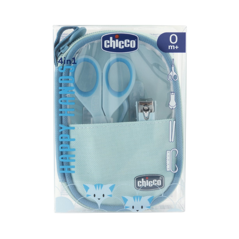 Chicco Happy Hands Ensemble de Manucure Bleu