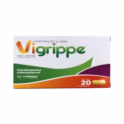 Vigrippe 1 mg + 500 mg 20 comprimidos
