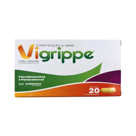 Vigrippe 1mg + 500mg 20 tablets