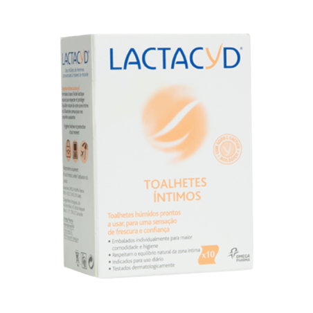 Lactacyd Lingettes Intimes 10 unités