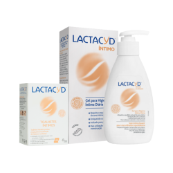 Lactacyd intime Gel d'Hygiène Quotidienne + Lingettes Intimes Pack