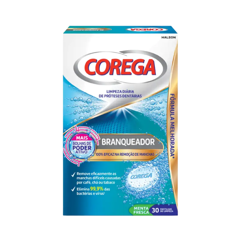 Corega Whitening 30 tablets