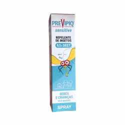 Previpiq Sensitive Repelente de Mosquitos Spray 9,5% Deet 100ml