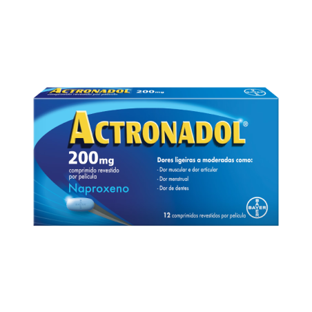 Actronadol 200mg 12 comprimés