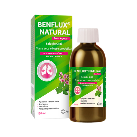 Benflux Natural Sans Sucre Solution Buvable 150ml