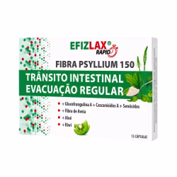 Efizlax Rapid Fibra Psyllium 150 15 cápsulas