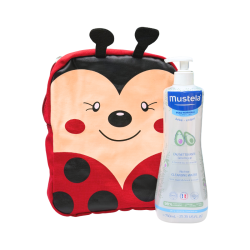 Mustela Cleansing Water No Rinse 750ml + Ladybug Backpack