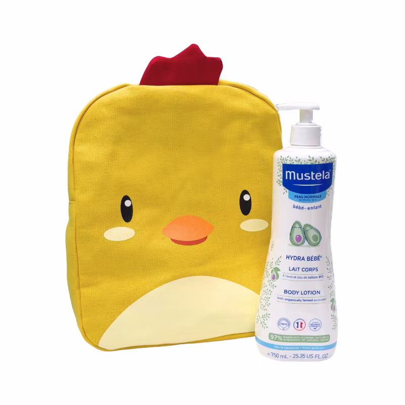 Mustela Hydra Bebé Leite Corporal 750ml + Mochila Pintainho
