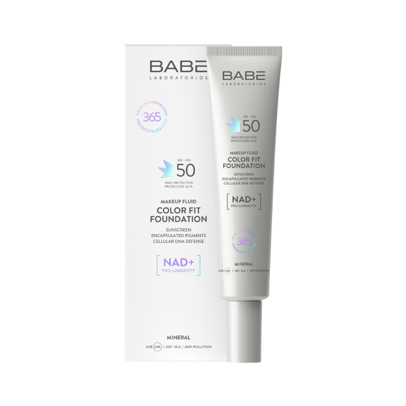 Babé Color Fit Foundation Fotoprotector Fluido Color SPF50 40ml