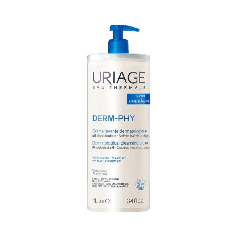 Uriage Derm-Phy Crema Limpiadora 1L