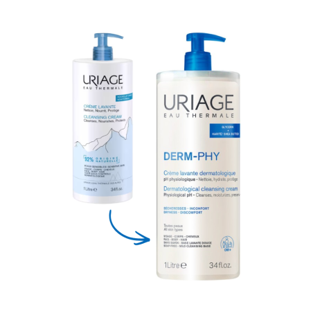 Uriage Derm-Phy Cleansing Cream 1L