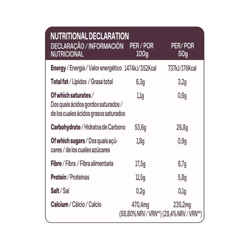 Bettery Gut Health Oats Bolacha Digestiva 300g