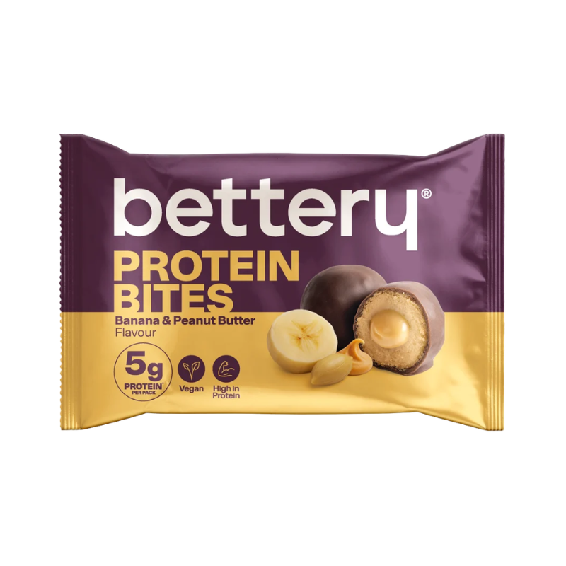 Bettery Protein Bites Banana and Peanut Butter 18x30g
