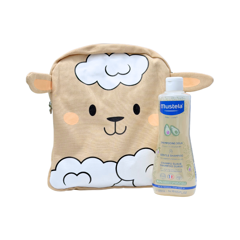 Mustela Gentle Shampoo 500ml + Sheep Backpack