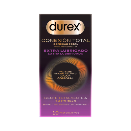Durex Conexão Total Extra Lubrificado 10 preservativos