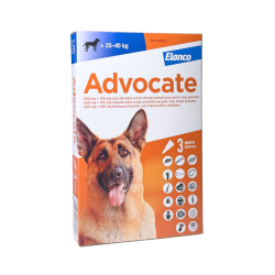 Advocate Cão 400 25-40kg 3 pipetas