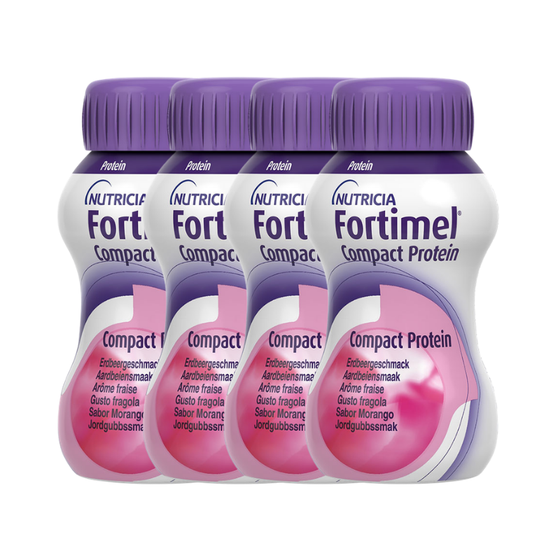 Fortimel Compact Protein Morango 4x125ml