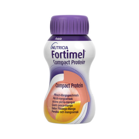 Fortimel Compact Protein Pêche et Mangue 4x125ml