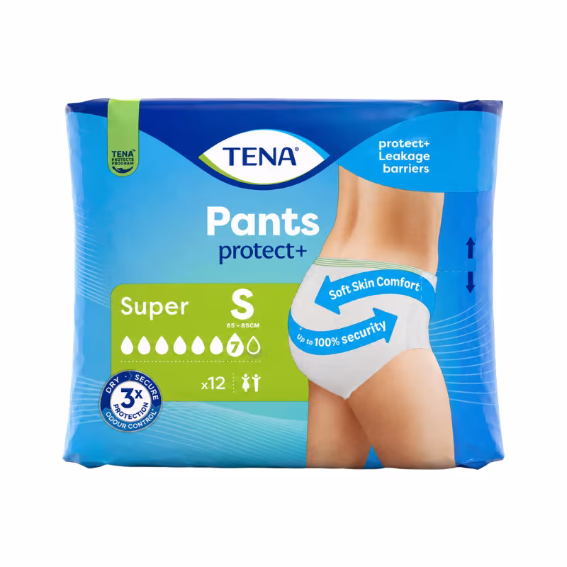 Tena Pants Protect+ Super S 12 unidades