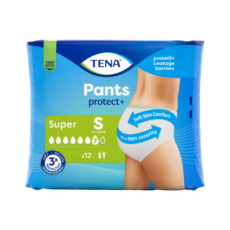 Tena Pants Protect+ Super S 12 unités