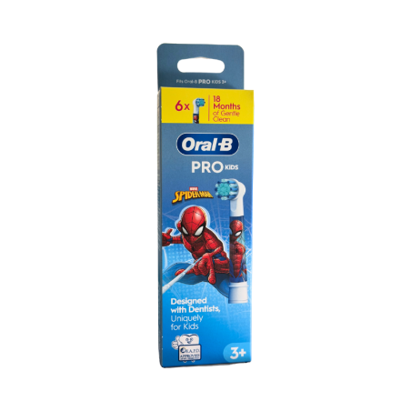 Oral-B Pro Kids Recambios Spider-Man 6 unidades