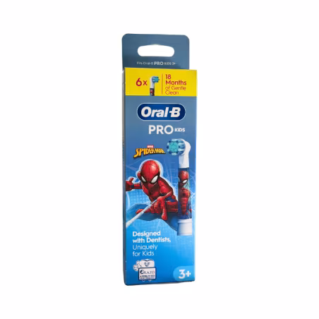 Oral-B Pro Kids Replacements Spider-Man 6 units