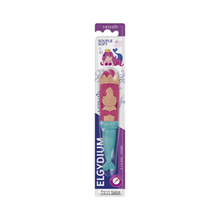 Elgydium Kids Toothbrush for 2-6 Years Mermaid