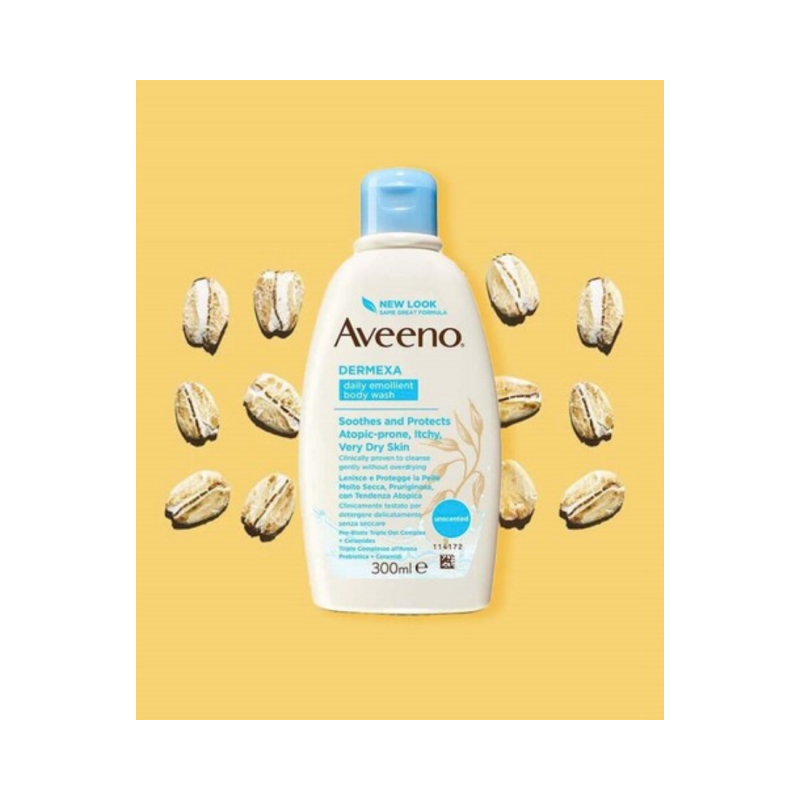 Aveeno Dermexa Gel de Baño Emoliente Diario 300ml