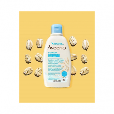 Aveeno Dermexa Gel de Banho Emoliente Diário 300ml