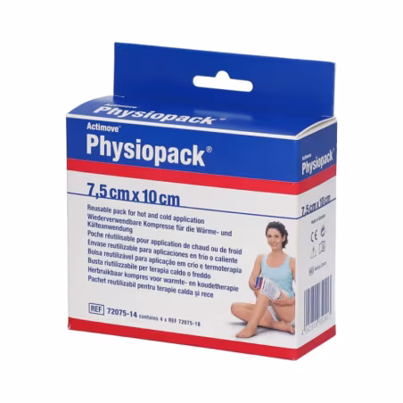 Actimove Physiopack Poche Réutilisable Chaud/Froid 7.5x10cm 4 unités