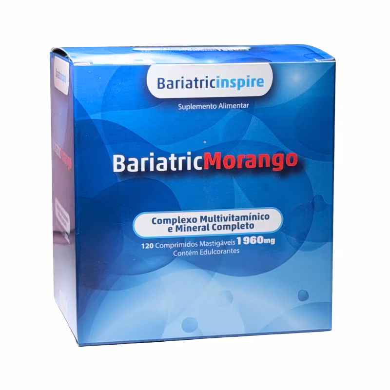 BariatricMorango 1960mg 120 comprimidos mastigáveis